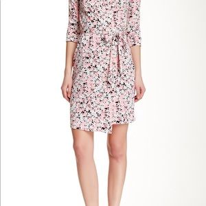 Floral wrap dress